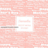 Loving Best Gift for Mother Pastel Pink Blanket Sherpadecke