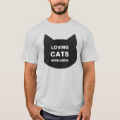 LOVING CATS WORLDWIR KITTY LOGO CLASSIC T-SHIRT (Vorderseite)