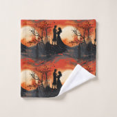 Loving Couple  Badhandtuch Set (Waschlappen)