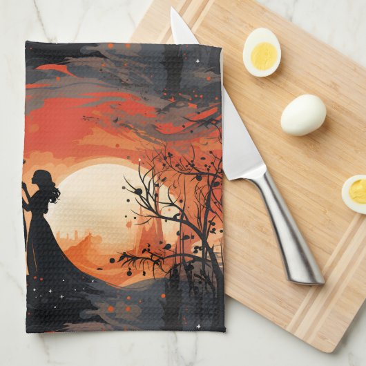 Loving Couple Geschirrtuch (Viertel Falte)