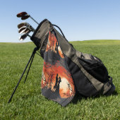 Loving Couple Golfhandtuch (Gras)