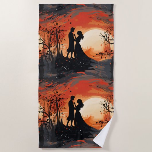 Loving Couple Strandtuch (Vorderseite)