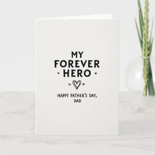Loving Dads Day Hand Art Karte