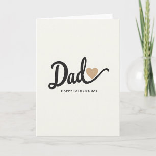 Loving Dads Scripted Art Karte