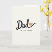 Loving Dads Scripted Art Karte (Gelbe Blume)