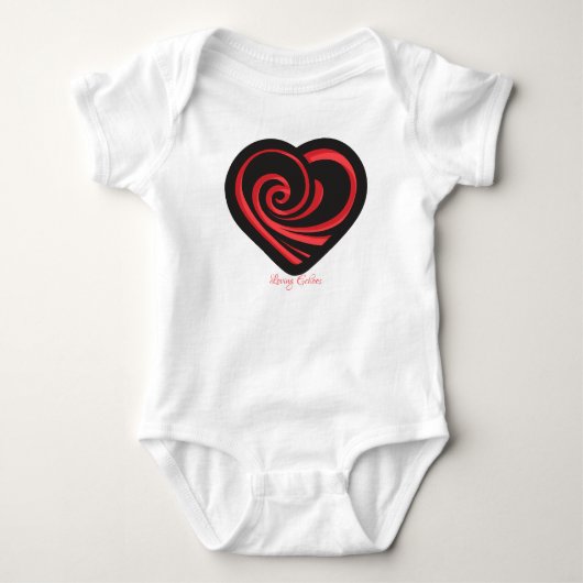 Loving Echoes Baby Strampler (Vorderseite)