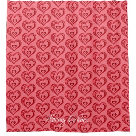 Loving Echoes Duschvorhang (Vorderseite)