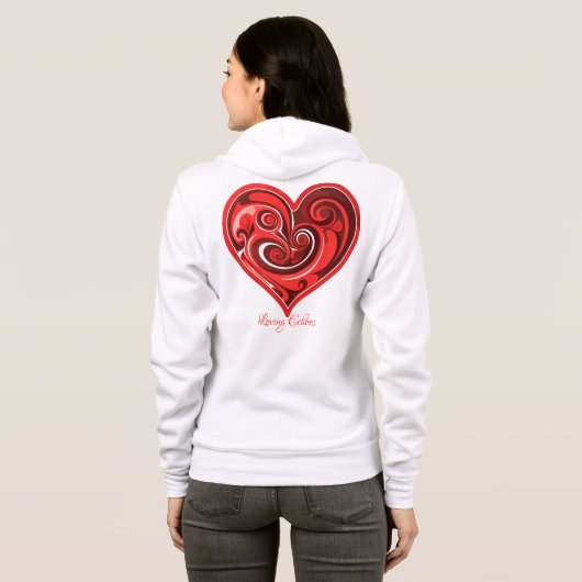 Loving Echoes Hoodie (Schwarz voll)