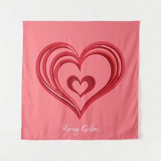 Loving Echoes Wandteppich (Vorderseite)