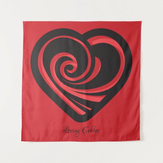 Loving Echoes Wandteppich (Vorderseite)