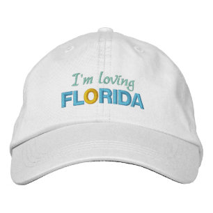 LOVING FLORIDA BESTICKTE BASEBALLKAPPE