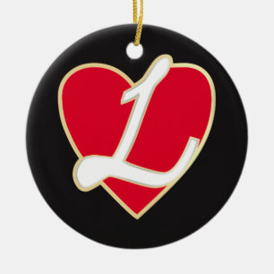 Loving heart keramik ornament