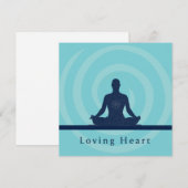 Loving Heart – Quiet Intention Art Karte (Vorne/Hinten)