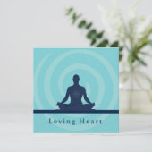 Loving Heart – Quiet Intention Art Karte (Stehend Vorderseite)