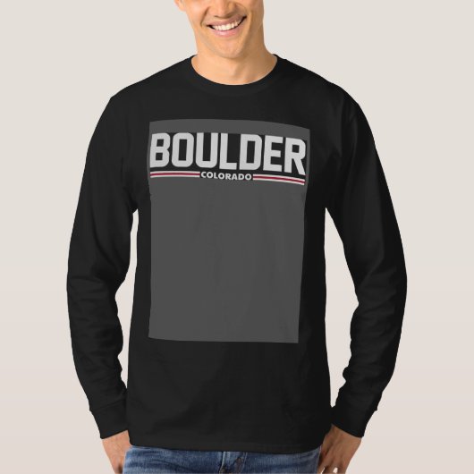 Loving Home City Boulder Colorado T-Shirt (Vorderseite)