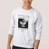 Loving Memory, COVID19, grau Sweatshirt (Vorderseite)