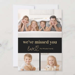 Loving Note EDITABLE COLOR Holiday Photo Card Feiertagskarte