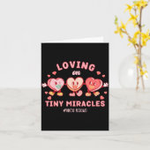 Loving On Tiny Miracles Nicu Squad Valentines Neon Karte (Gelbe Blume)