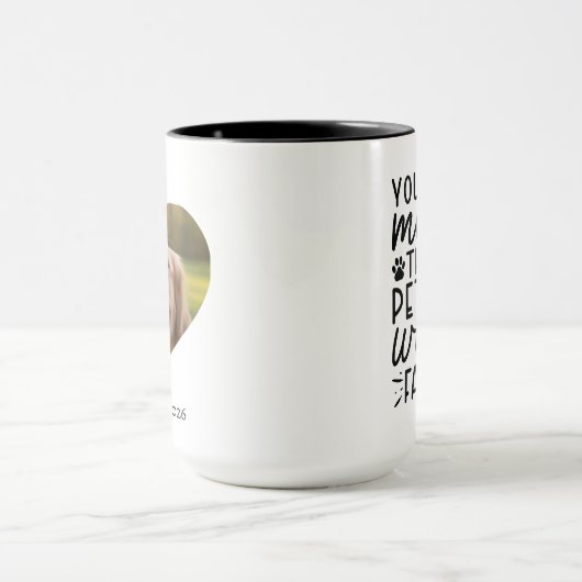 Loving Pet Remembrance – Personalized Keepsake Tasse (Zentrum)