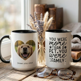 Loving Pet Remembrance – Personalized Keepsake Tasse