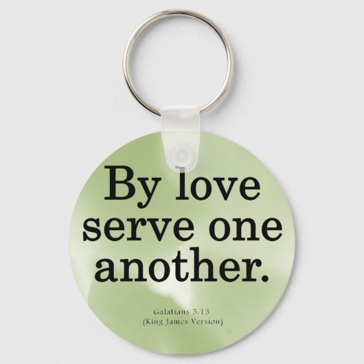 Loving Service Galatians 5-13 Schlüsselanhänger (Vorderseite)