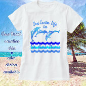 Loving Vero Beach Florida Jumping Delphine T-Shirt