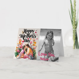 *~* Loving Whimsical Mother's Day Foto AP72 Mama Dankeskarte
