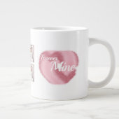 Loving You for X Years Forever Mine Specialty Mug Jumbo-Tasse (Rechts)