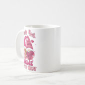 Loving You Gnome What Buffalo Plaid Valenti Kaffeetasse (Vorderseite Links)