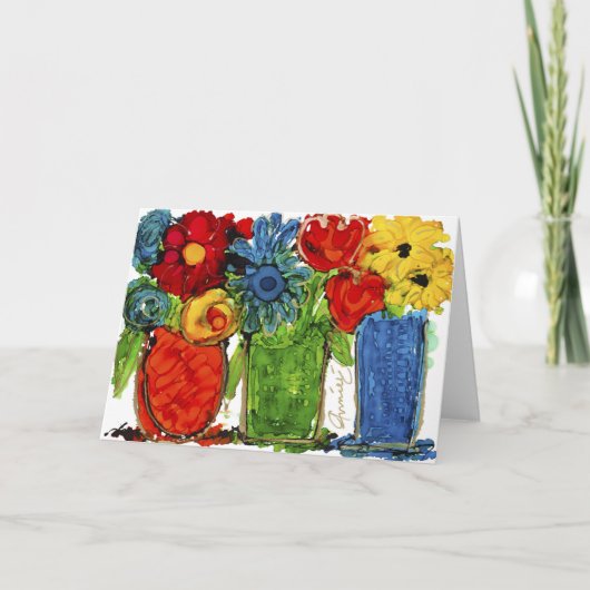 Lovitude Blank Card 3 Große Freunde Dankeskarte (Vorderseite)