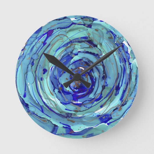 Lovitude clock "Ongoing Transformation" Runde Wanduhr (Vorderseite)