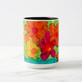 Lovitude-Coffe-Tasse "Neue Perspektive" Zweifarbige Tasse (Mittel)