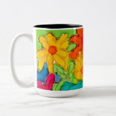 Lovitude-Coffe-Tasse "Neue Perspektive" Zweifarbige Tasse (Links)