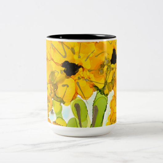 Lovitude Coffee Tasse "Sonnenblumen beobachten übe (Mittel)