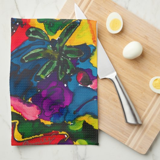 Lovitude Dish Handtuch Messy (Viertel Falte)