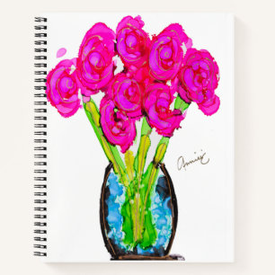 Lovitude Journal Pink Roses Notizblock