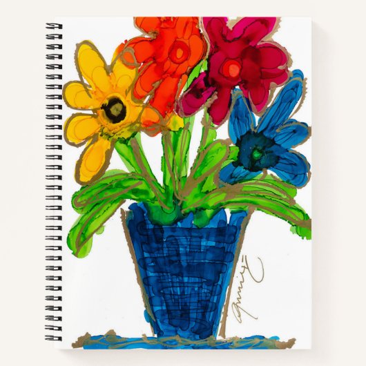 Lovitude Journal "Splash" Notizblock (Vorderseite)