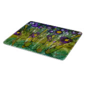 Lovitude Lila & Gold Irish Glass Cutting Board Schneidebrett (Ecke)
