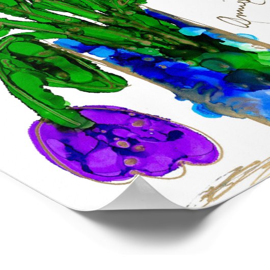 Lovitude Poster Ich bin wunderschön von Anne Pryor (Ecke)