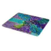 Lovitude Violet & Aqua Glass Cutting Board Schneidebrett (Ecke)