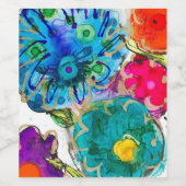 Lovitude Weinflaschen Etikett Winken (Einzelnes Label)