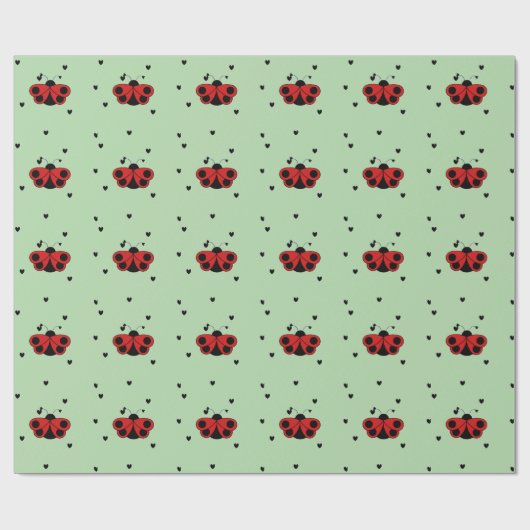 lovlee bug two-tone geschenkpapier (Flach)