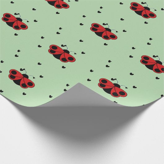 lovlee bug two-tone geschenkpapier (Ecke)