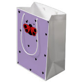 lovlee bug two-tone mittlere geschenktüte (Rückseite Schrägansicht)