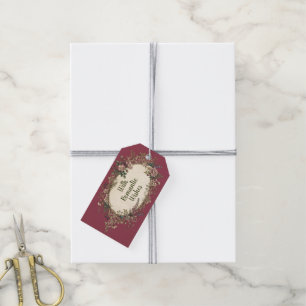 Lovly Hearts Design Rahmen + Ihr Text & Idee 27 Geschenkanhänger