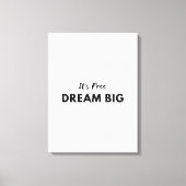 Lovy Wand Art Zitates Leinwanddruck (Vorderseite)