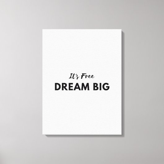 Lovy Wand Art Zitates Leinwanddruck (Vorderseite)