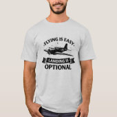Low Altitude Humor Warbird Pilot Tee (Vorderseite)