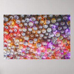 Low-angle-Fotografie verschiedener Farblichter Poster