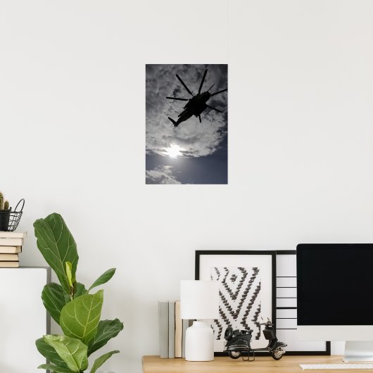Low angle view of a CH-53E Poster (Heimbüro)